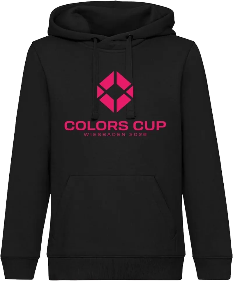 Colors Cup Hoodie in Schwarz