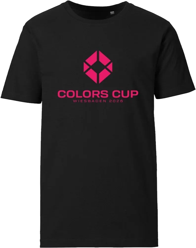 Colors Cup T-Shirt in Schwarz